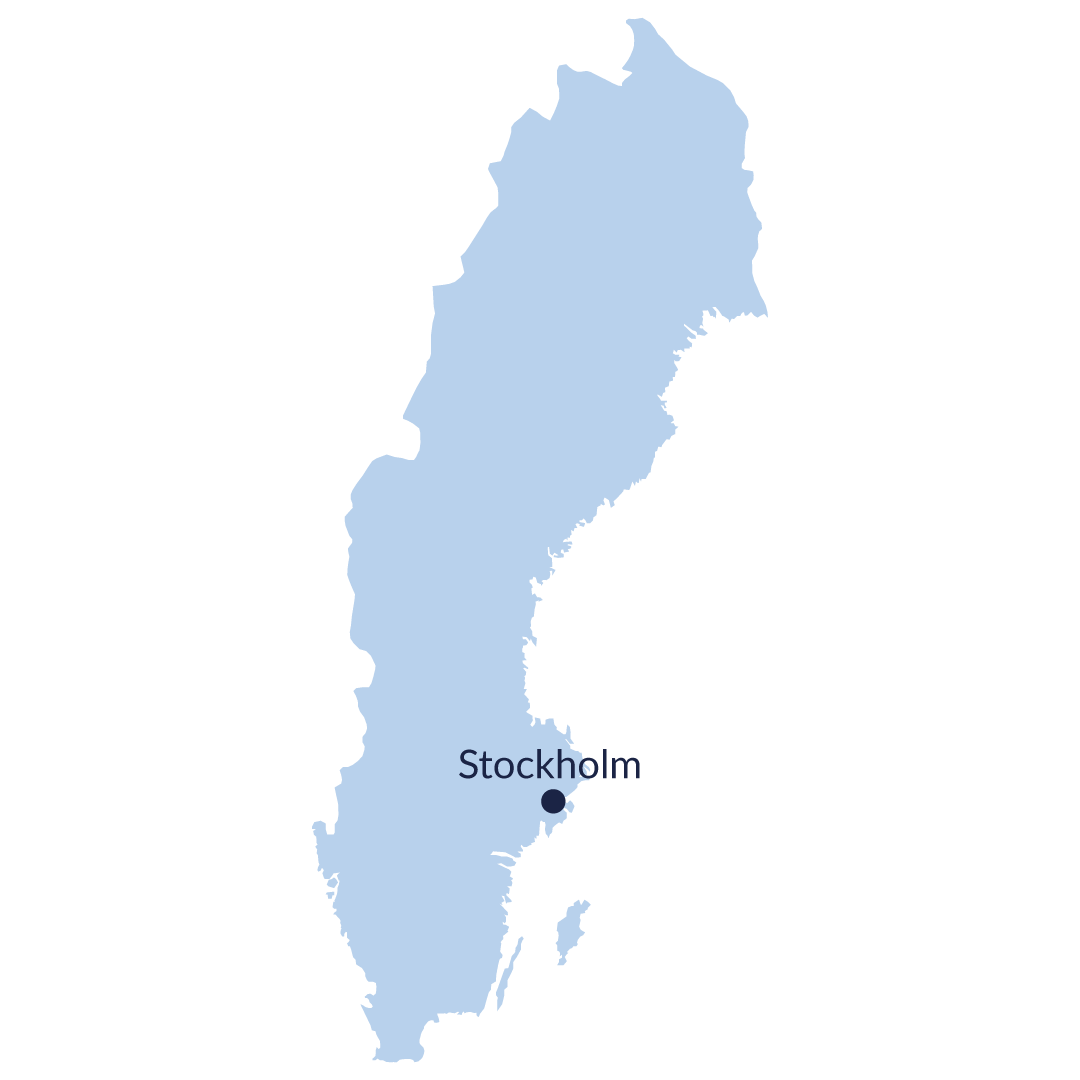 Carte Suède