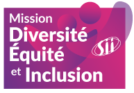 Logo Mission Diversité, Équité et Inclusion SII