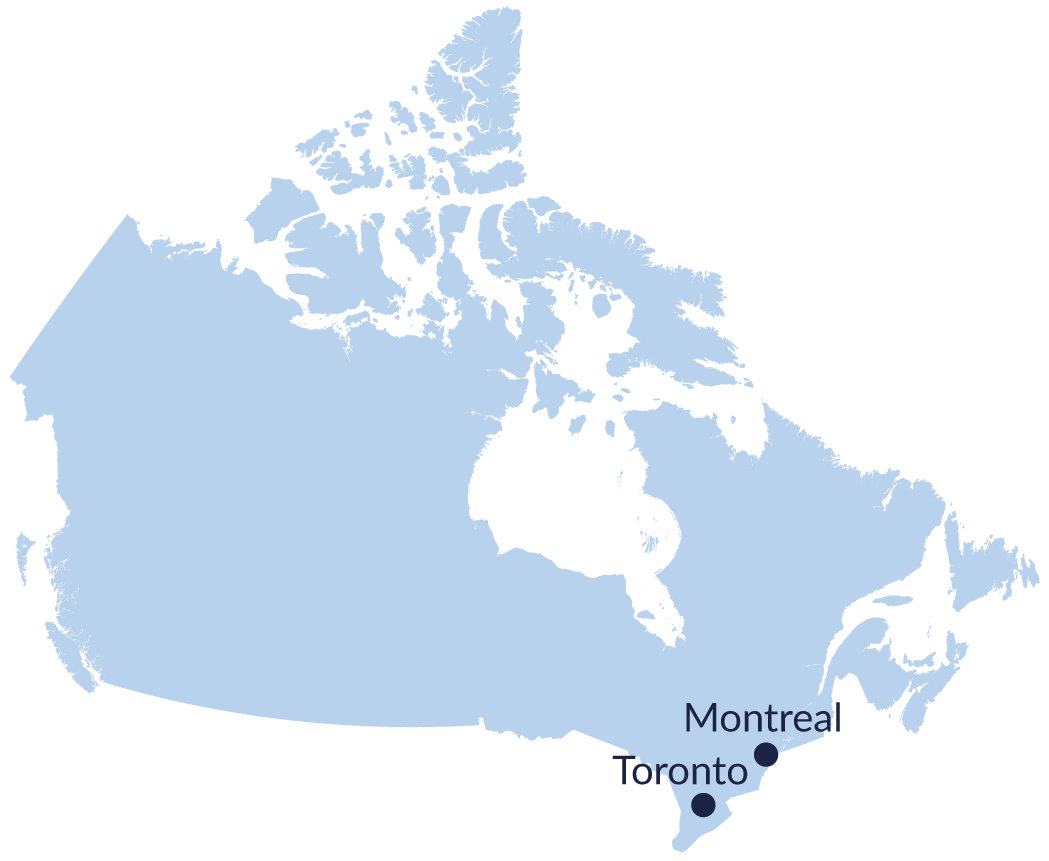 Montreal, Toronto