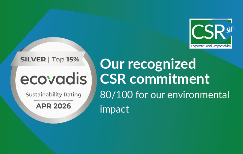 Image de l'article This EcoVadis recognition confirms our commitment to sustainability.