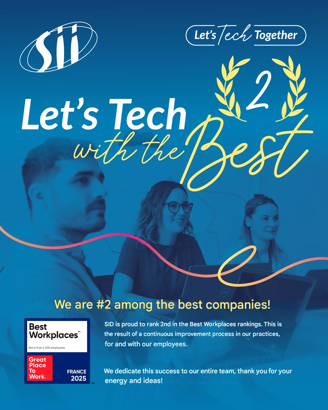 SII France named Great Place To Work 2025, ranking second in our ...
