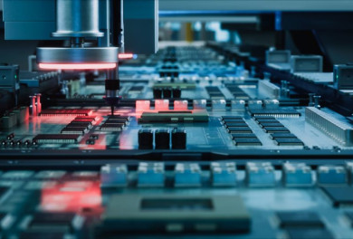 Automated machines Assemble microchips