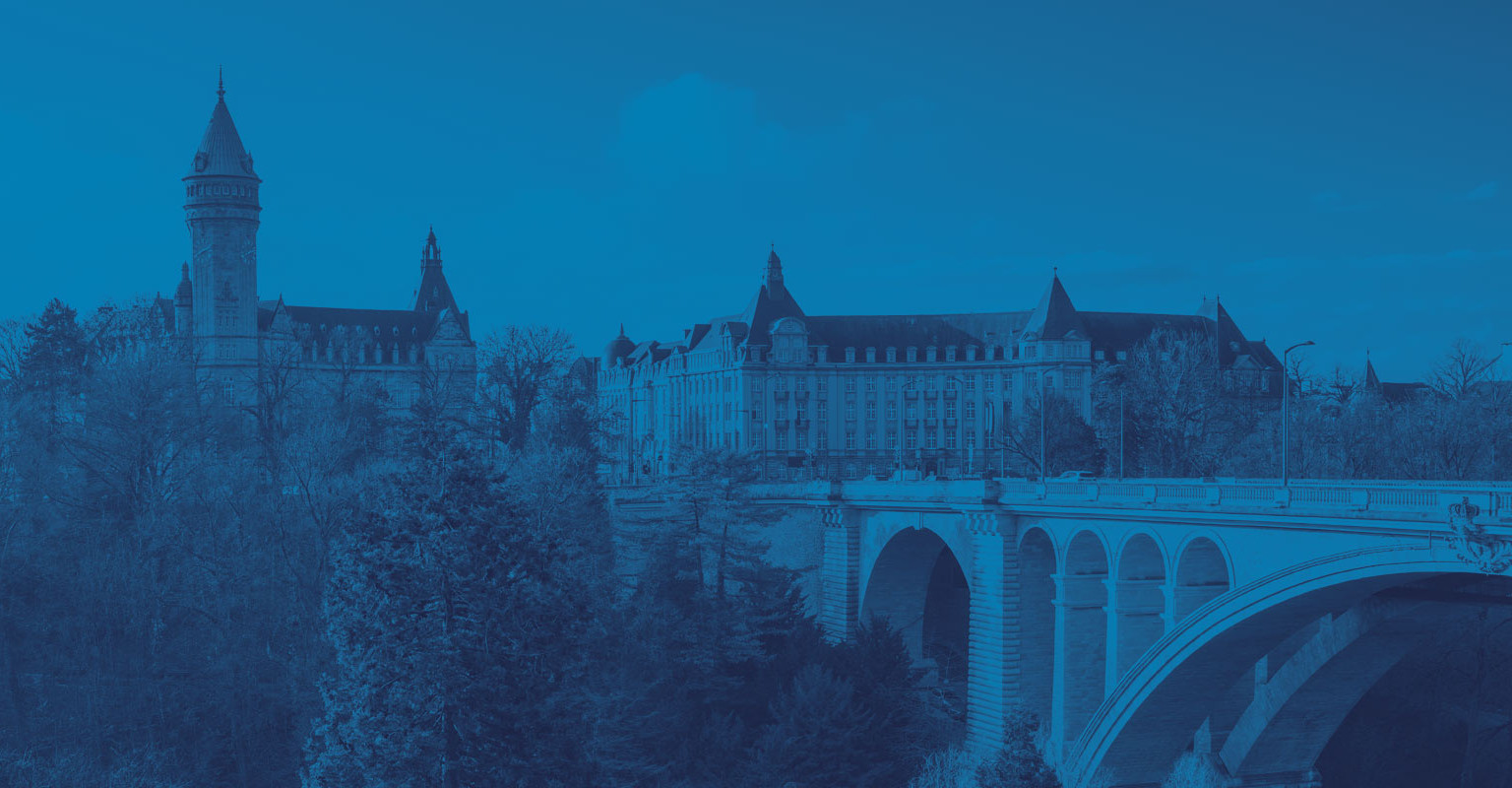 Vue du pont Adolphe au Luxembourg