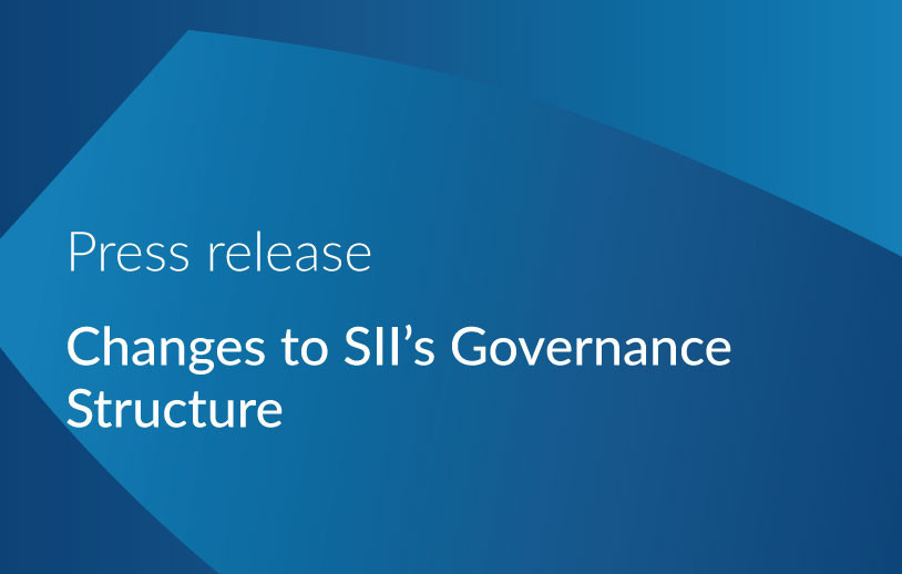 News-Changes to SII’s Governance Structure