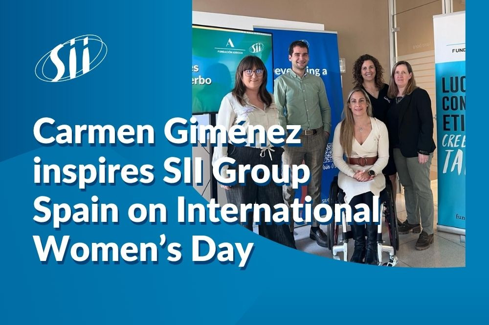 Carmen Giménez, Paralympic athlete, inspires SII Group Spain on International Women's Day