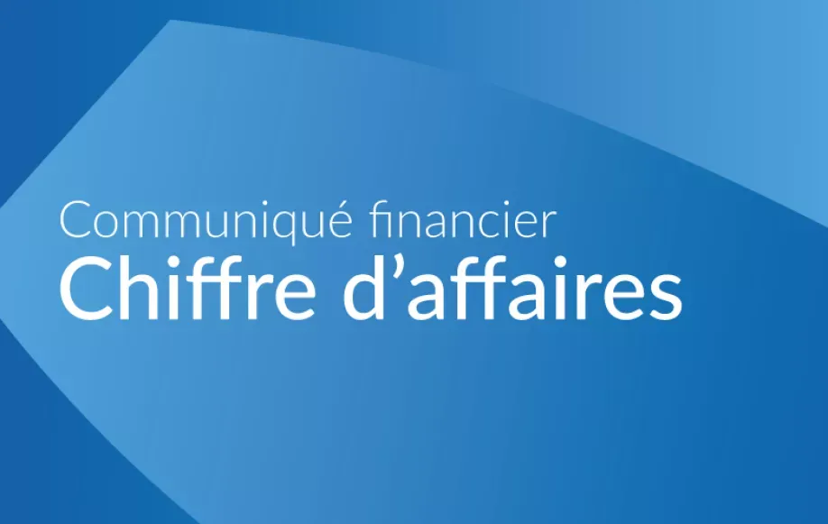 Communiqué financier - Chiffres d'affaires
